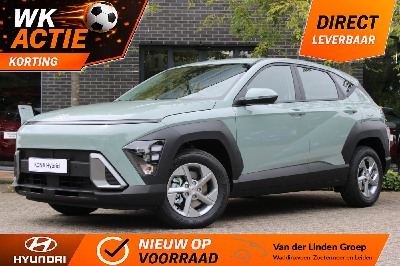 Hyundai Kona 1.6 GDI HEV E-Motion *€ 4.500,- WK ACTIEKORTING, Direct Leverbaa 2026 - voorkant