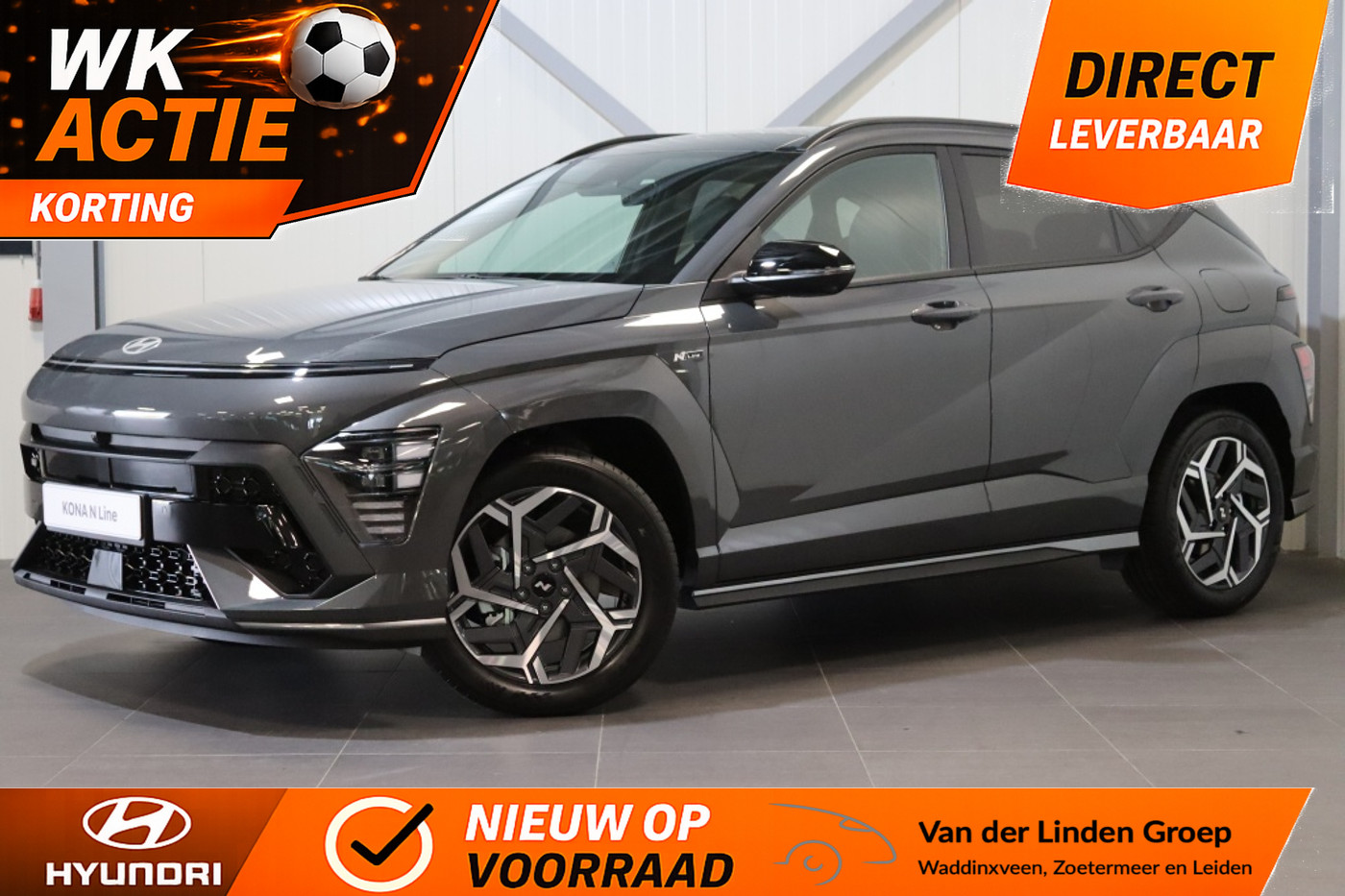 Hyundai Kona 1.6 GDI HEV N-Line TTB |WK ACTIEKORTING| DIRECT LEVERBAAR! 2026 - voorkant