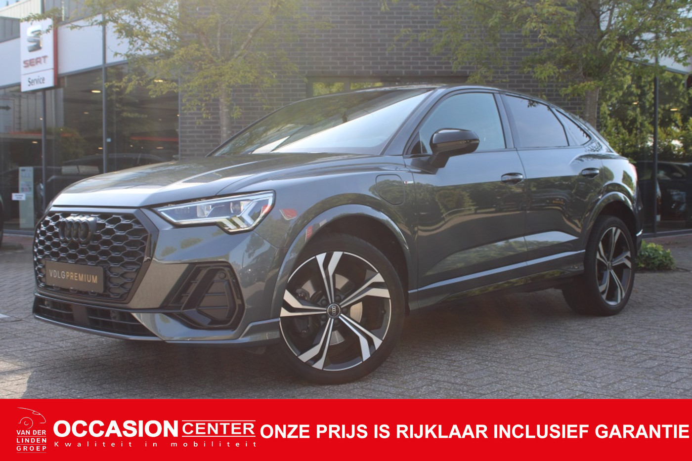 Audi Q3 Sportback E-tron 45 TFSI e S-Line 245PK! Pano/Virtual/Cam/B&O "RIJKLAARPRIJS" 2021 - voorkant