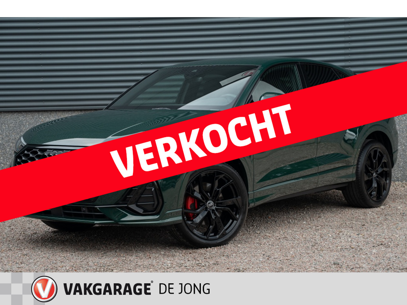 Audi Q3 Sportback E-tron 45 TFSIe 2X S-Line 245PK | Goodwood Green | Sfeerverl. | 20' Inc 2022 - voorkant