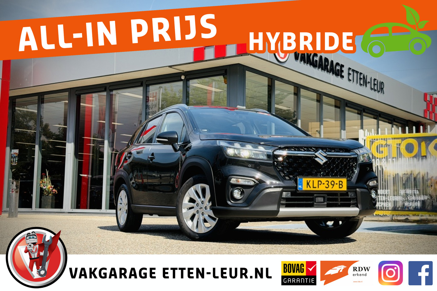 Suzuki S-cross 1.5 Hybrid Select | TREKHAAK | CAMERA | STOELVERWARMING 2023 - voorkant