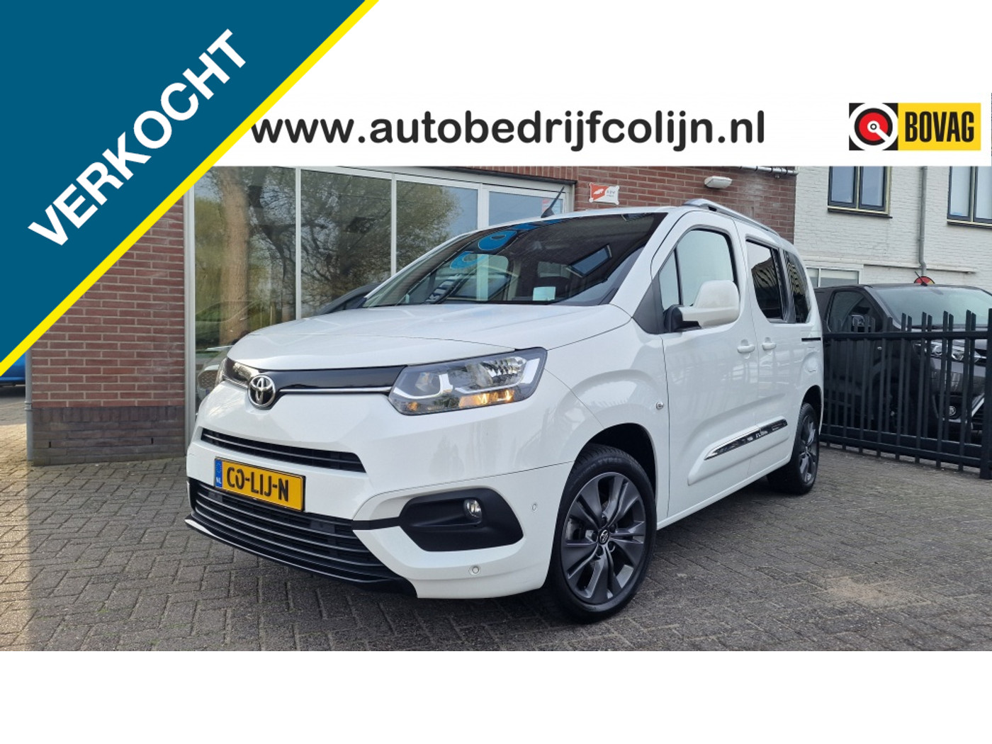 Toyota Proace City Verso 1.2 Turbo Dynamic Automaat 5 Pers, Cruise control, Trekhaak 2022 - voorkant