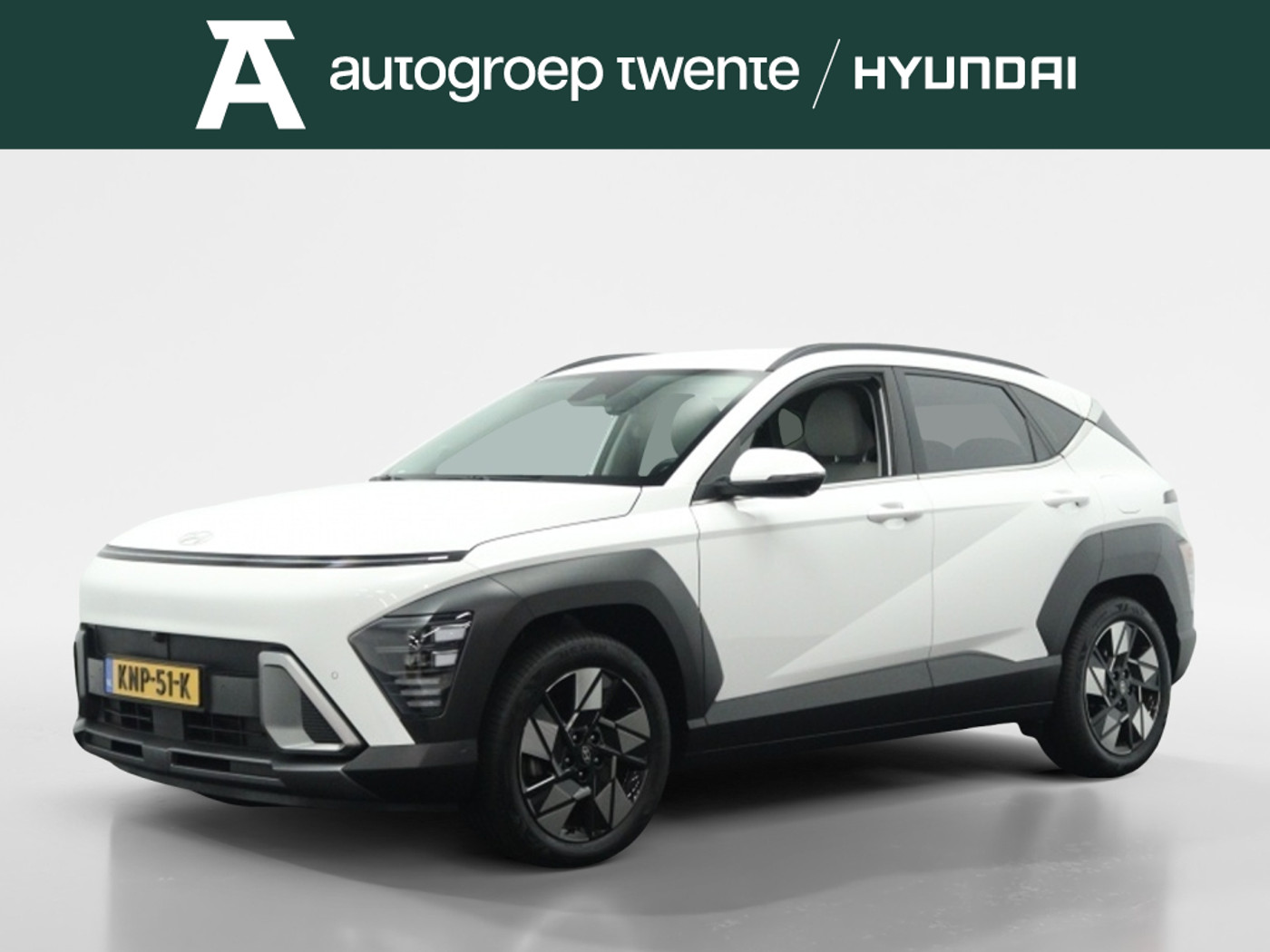 Hyundai Kona 1.6 GDI HEV Premium | Licht interieur | Private Lease 579 pm 2025 - voorkant