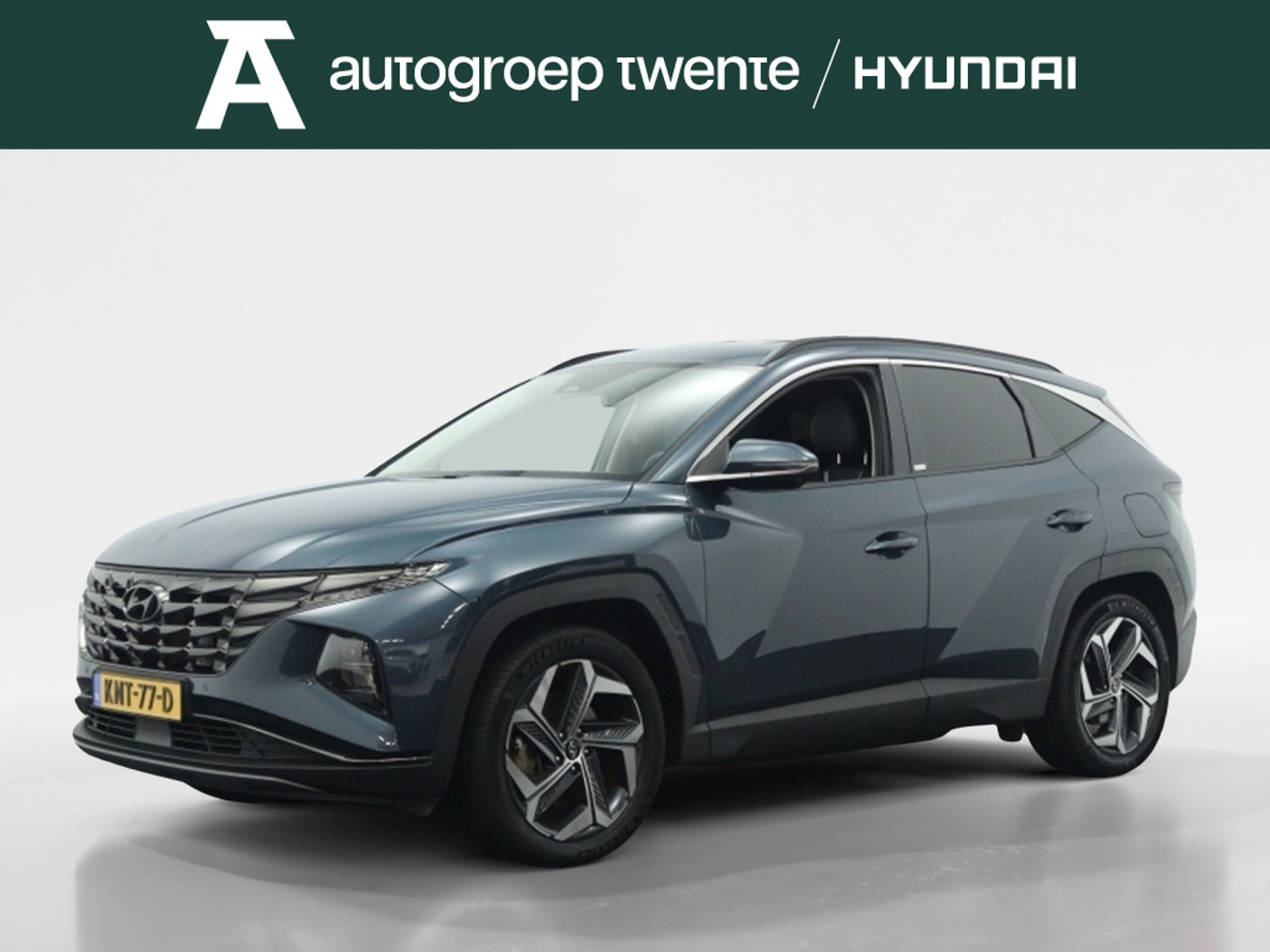 Hyundai Tucson 1.6 T-GDI PHEV Premium | Trekhaak | Leder | 360 Camera | Navi 2021 - voorkant