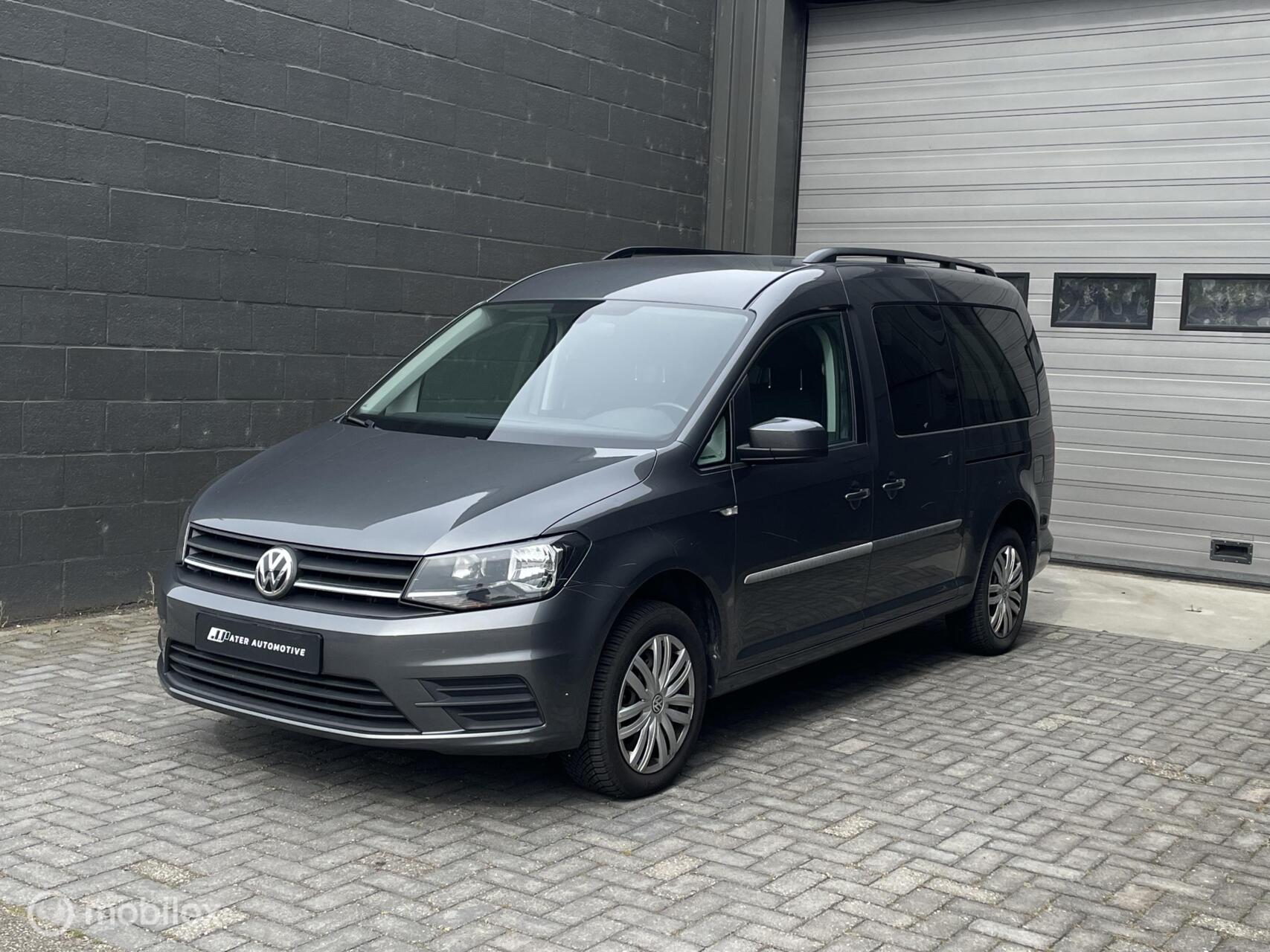 Volkswagen Caddy Maxi 1.4 TSI Benzine | 7-Persoons | Trekhaak | Parkeersensoren | 2x schuifdeur | Dubbele achterdeur | 2016 - voorkant