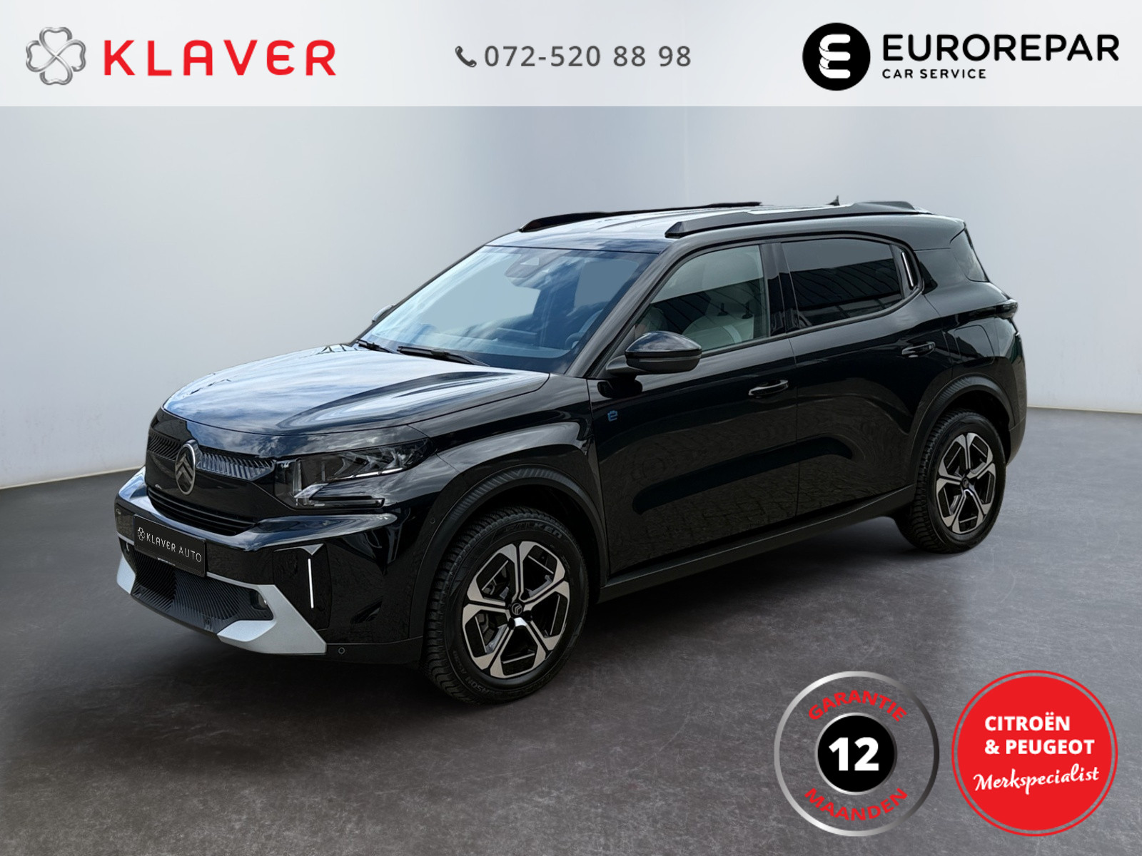 Citroen E-c3 Aircross Max 113pk ER 54 kWh | Full option | Stoel+Stuur+Voorruit verw 2025 - voorkant