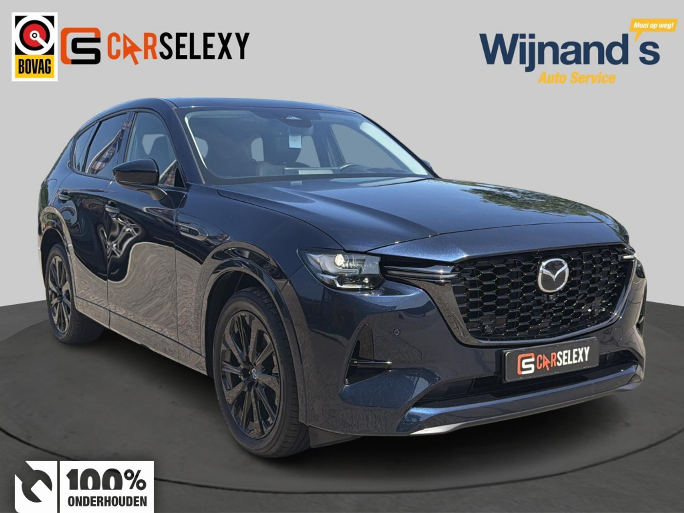 Mazda Mazda Cx-60 2.5 PHEV Homura Plus | Panorama | Leer | 360gr. camera | adapt. cruise | Full options 2024 - voorkant