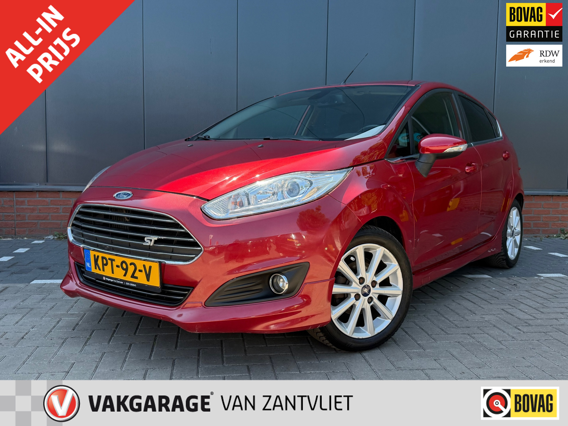 Ford Fiesta 1.0 Titanium(12 mnd BOVAG-garantie) 2016 - voorkant