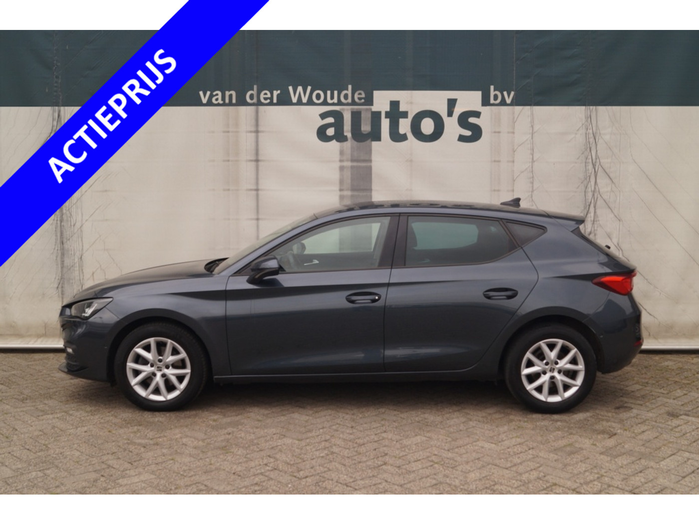 Seat Seat Leon 1.0 eTSI 110pk DSG Style Business Intense -NAVI-ECC-PDC- 2022 - voorkant