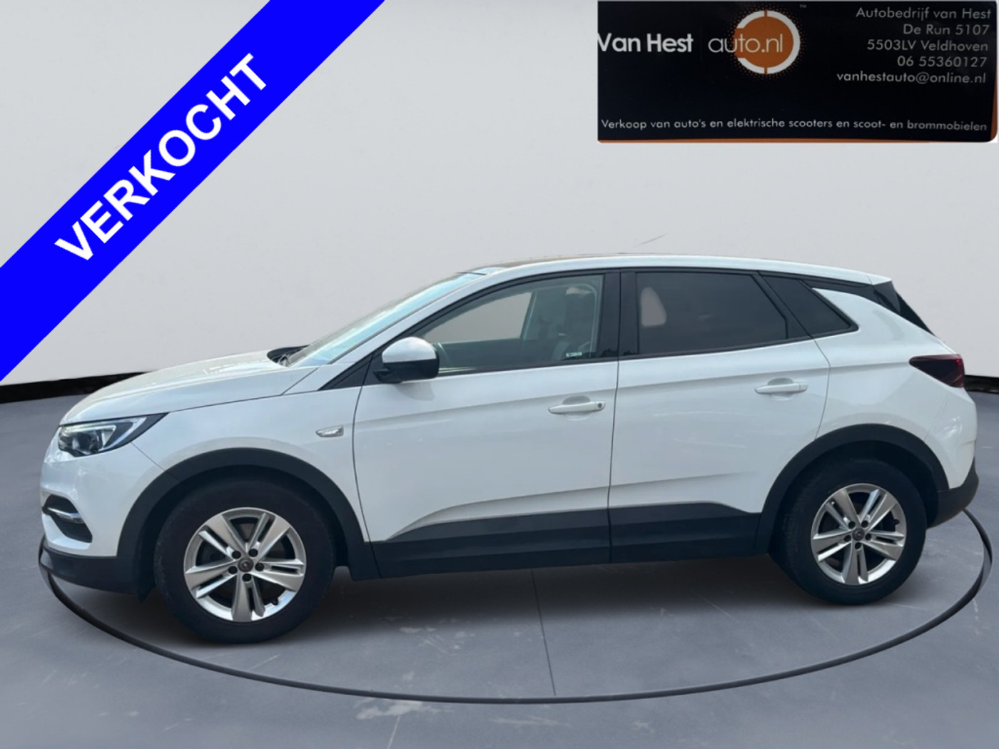 Opel Grandland X 1.2 Turbo Bns Exec. 3 MND GAR | PANO | NAVI | CLIMA | CRUISE CON 2018 - voorkant