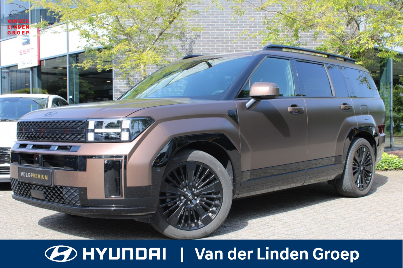Hyundai Santa Fe 1.6 T-GDI PHEV Black Line Full Option "RIJKLAARPRIJS" 2024 - voorkant