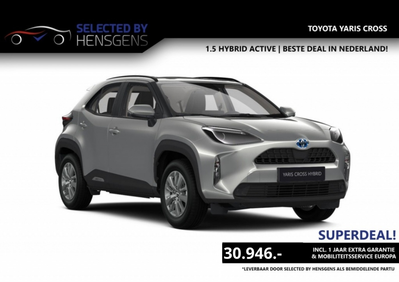 Toyota Yaris Cross 1.5 Hybrid Active | Beste Deal in Nederland 2026 - voorkant
