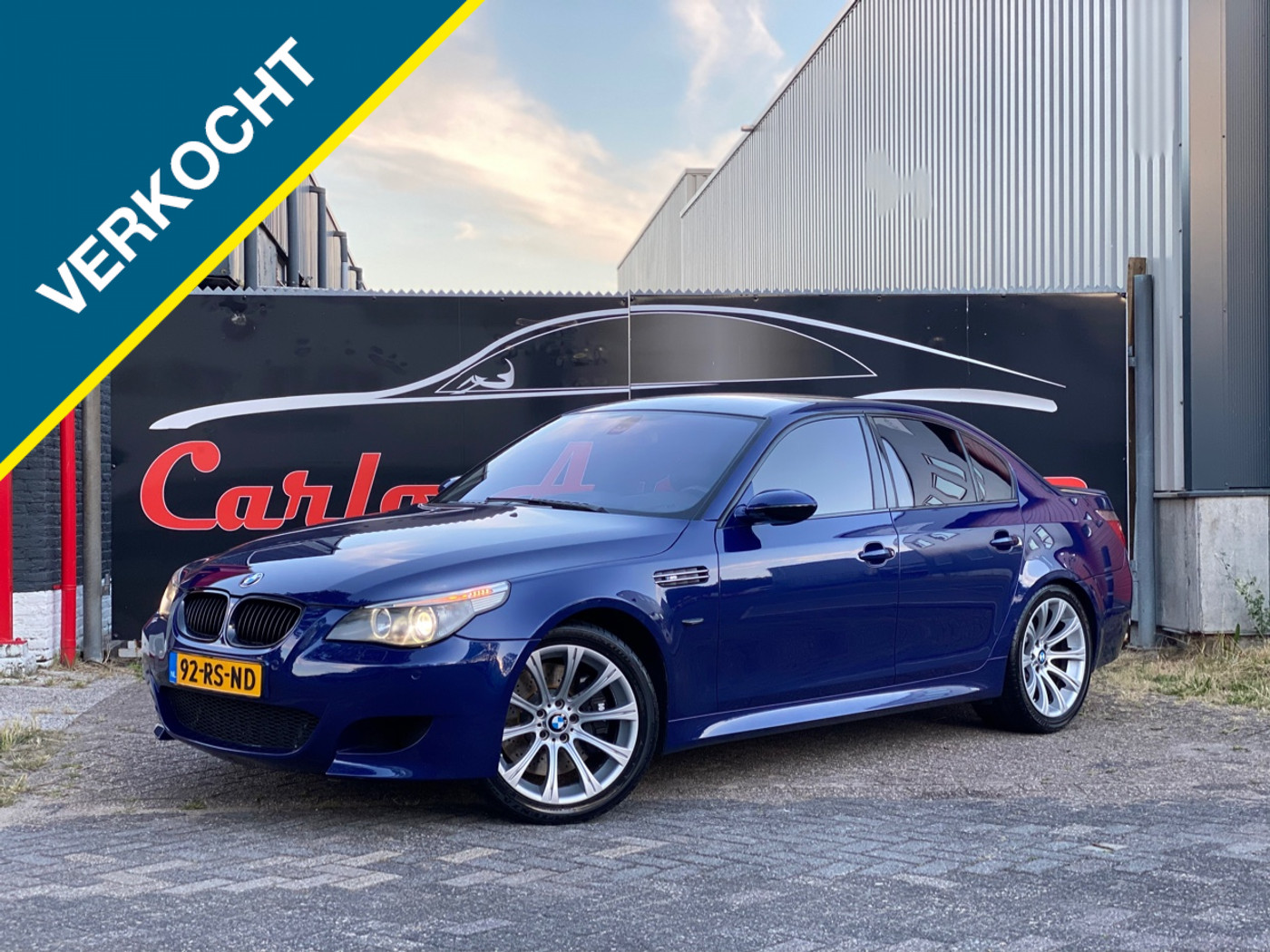 BMW 5-serie M5 V10 507PK! HEAD-UP|NL-Auto|NAP Zeer Nette Staat! 2005 - voorkant