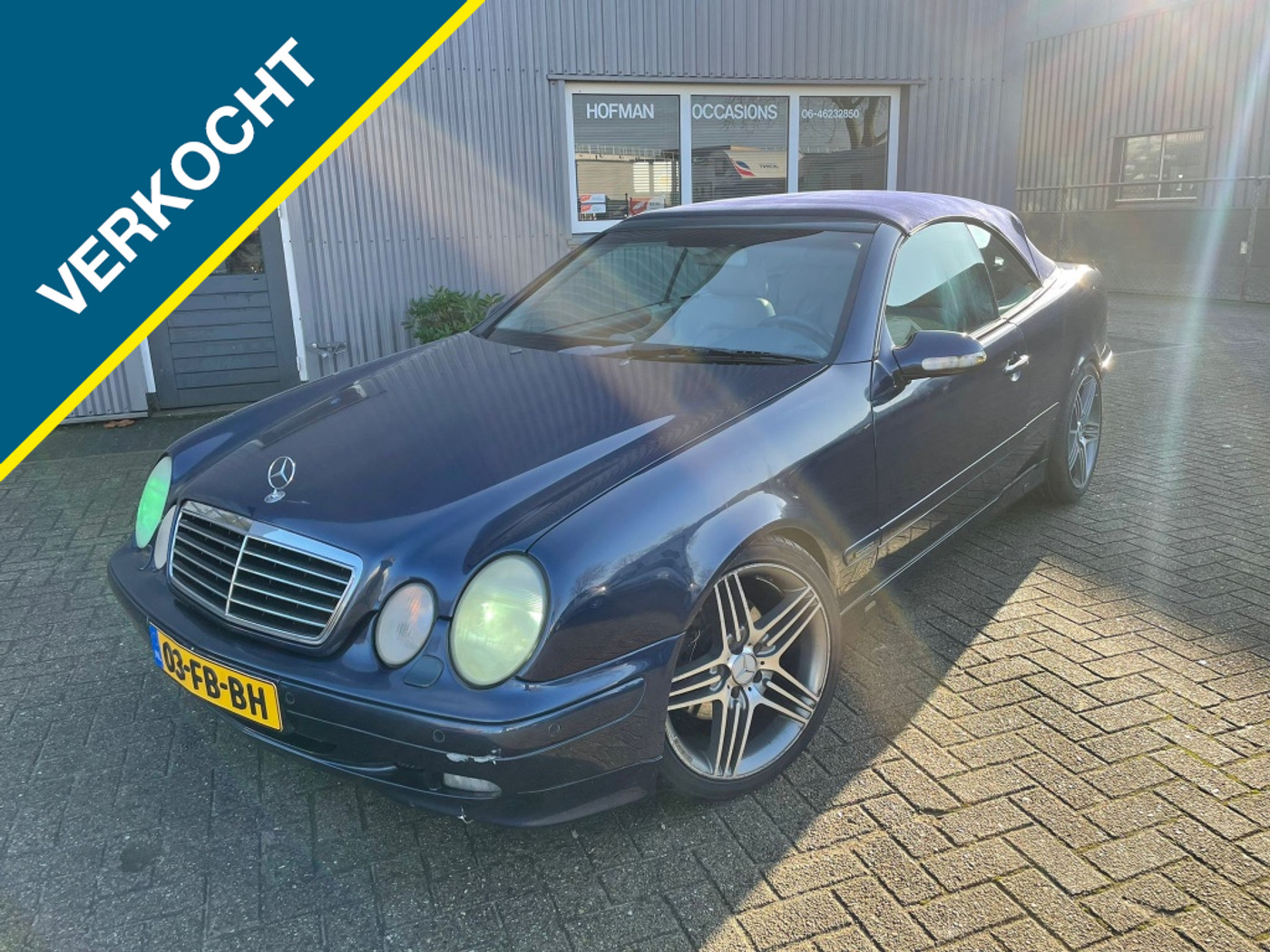 Mercedes-Benz Clk-klasse Cabrio 320 Elegance Pdc Leer 18 inch Apk!! 2000 - voorkant