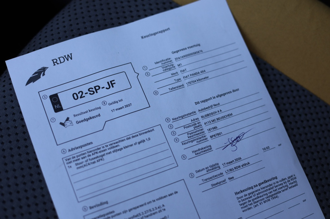 Foto van Fiat Panda