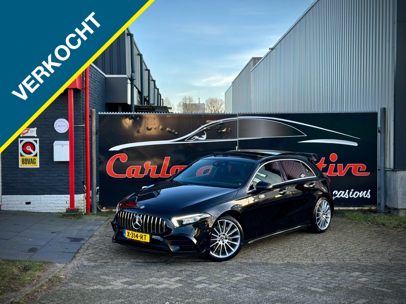 Mercedes-Benz A 250 4Matic 250 4MATIC A45S AMG PANO|BURMES|MEMORY|SFEER VOL! 2019 - voorkant