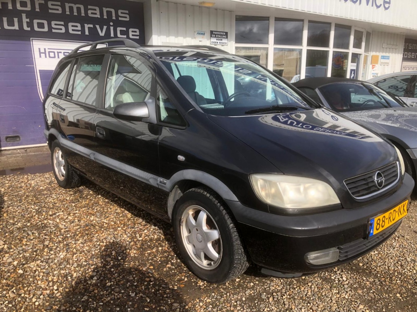 Opel Zafira-a verkocht 1999 - voorkant