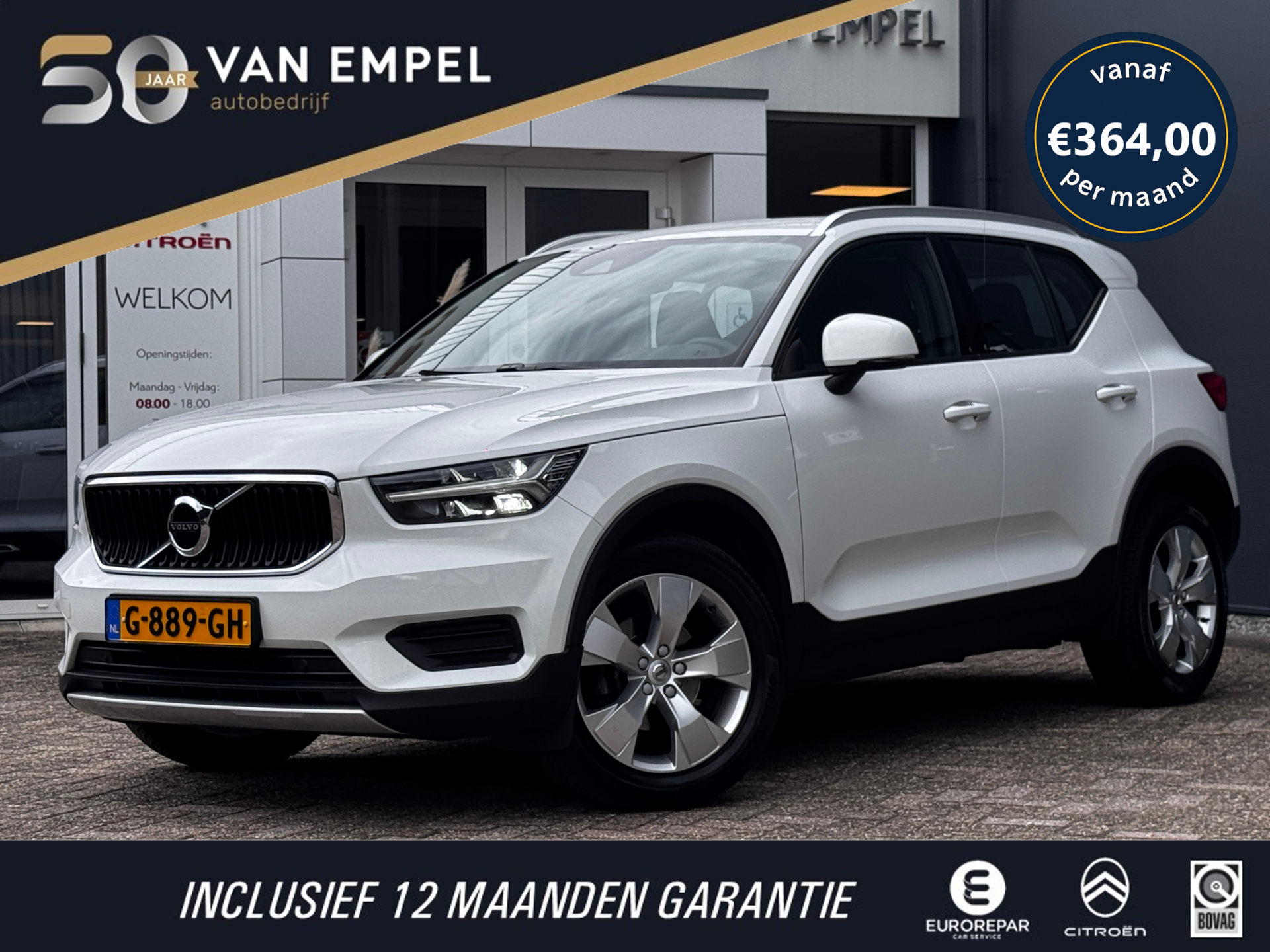 Volvo XC40 1.5 T3 Momentum Pro | NL-Auto | Elek. Achterklep | PDC voor + Achter | Navigatie 2019 - voorkant