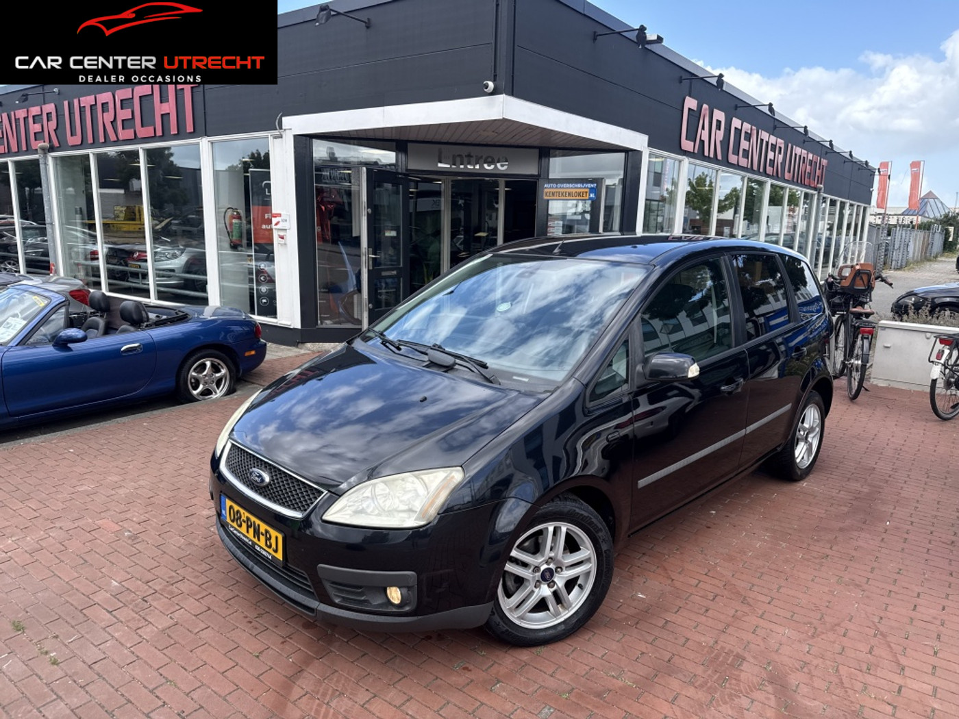 Ford Focus C-max 1.8-16V First Ed. trekhaak airco APPLE CARPLAY 2004 - voorkant