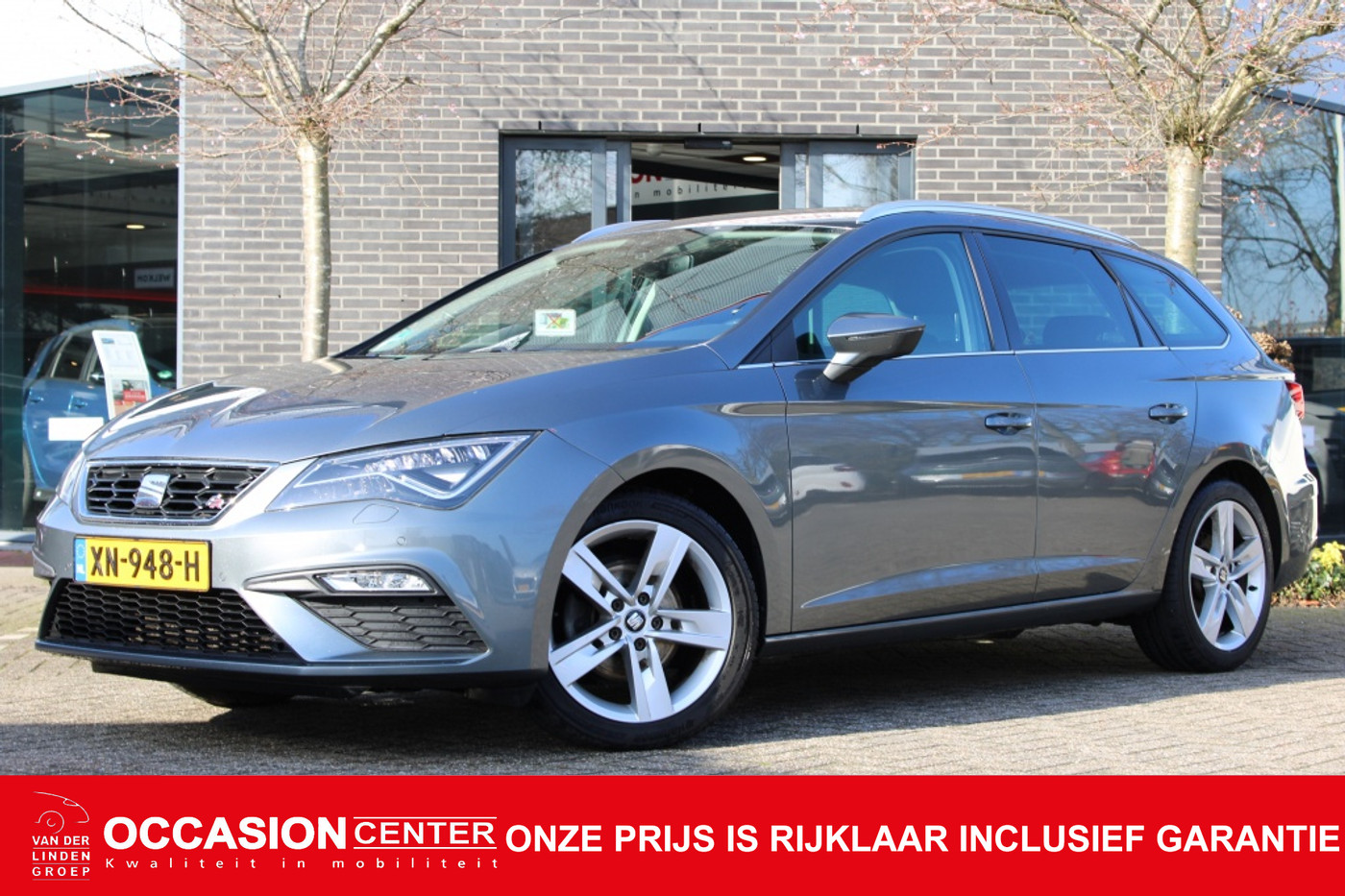 Seat Leon ST 1.4 TSI FR 150PK DSG Navi/Led/Pdc2x/17"/Winter "RIJKKLAAR" 2018 - voorkant