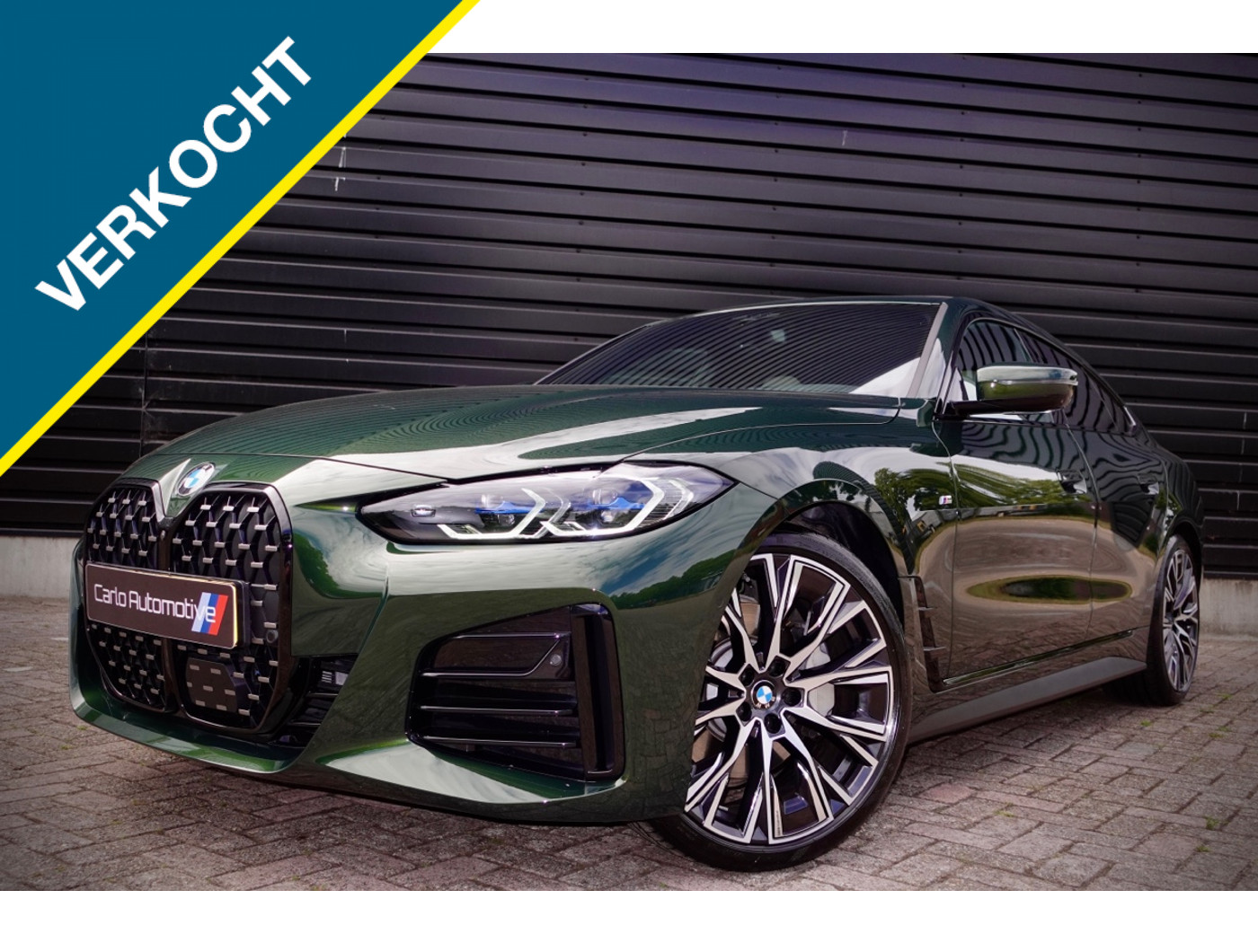 BMW 430i 430i M-SPORT LASER|HUD|DAK|360|HK|MEMORY|ACC VOL! 2021 - voorkant