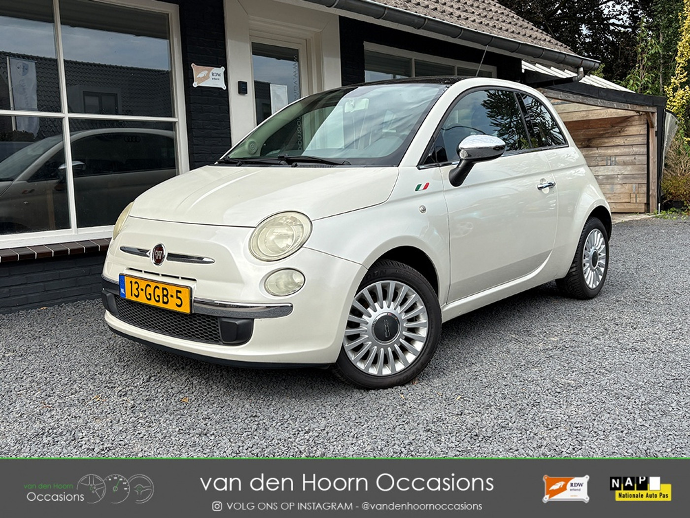 Fiat 500 1.2 Lounge 2008 - voorkant