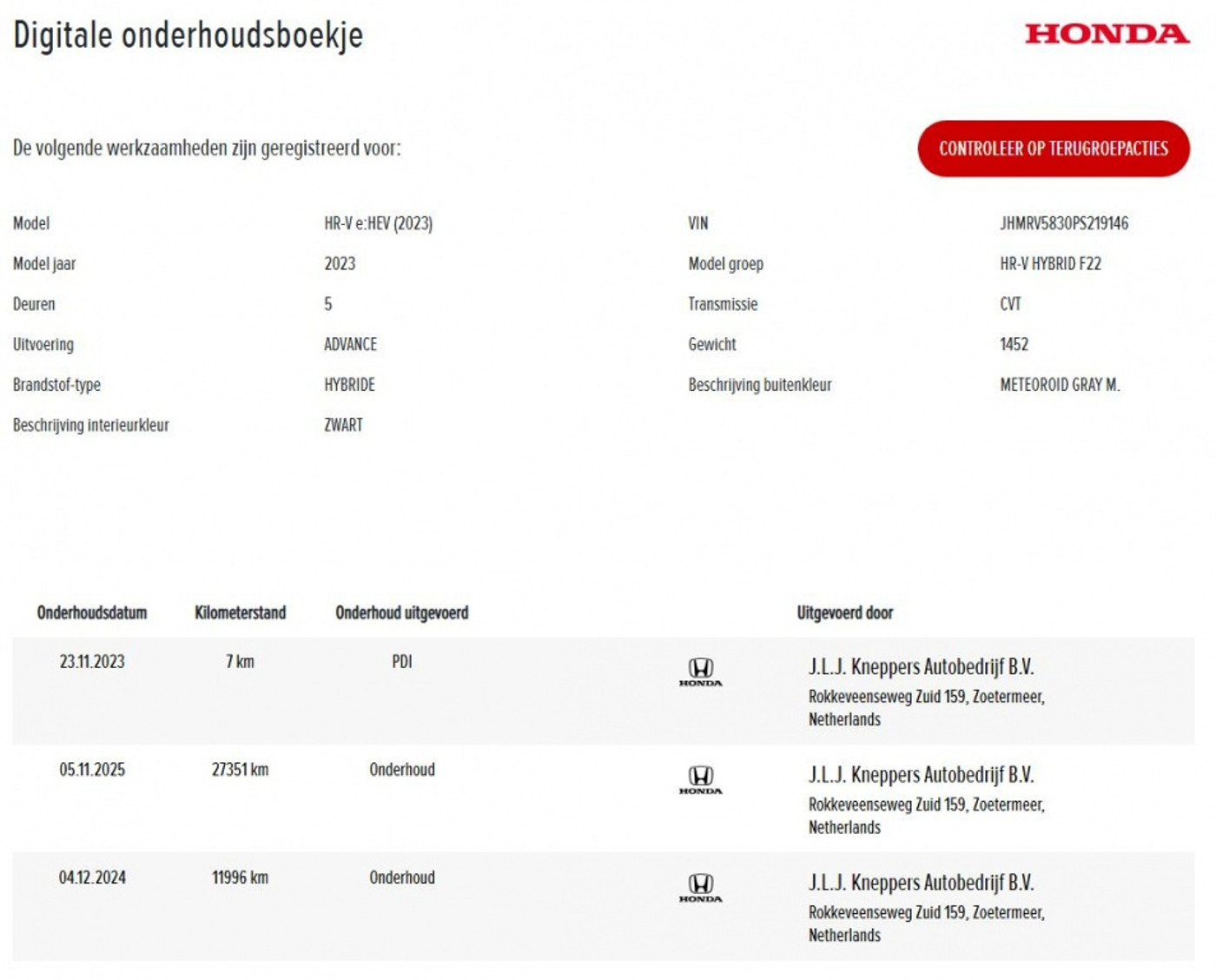 Foto van Honda Hr-v