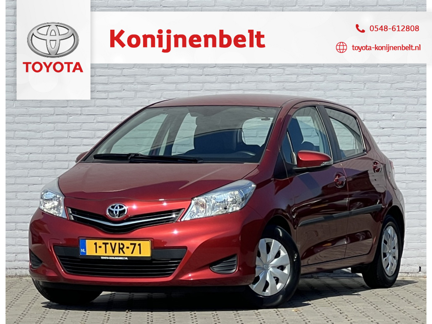 Toyota Toyota Yaris 1.3 VVT-i Now 5-deurs | Trekhaak | NL auto | Airco 2014 - voorkant