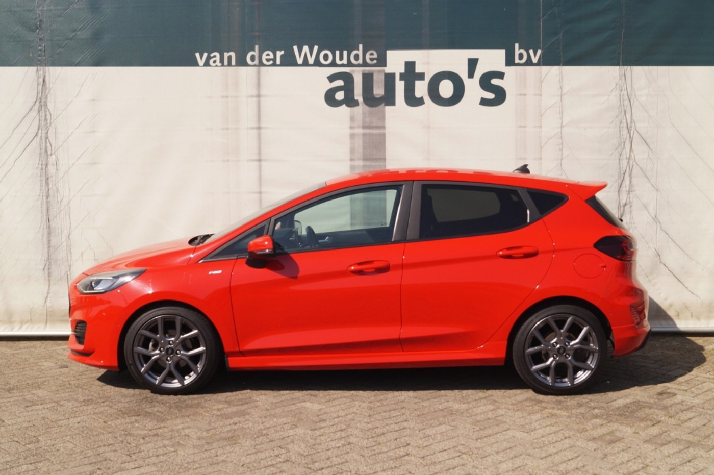 Ford Fiesta 1.0 Ecoboost 124pk Hybrid ST-Line X -NAVI-PDC-B&O- 2022 - voorkant