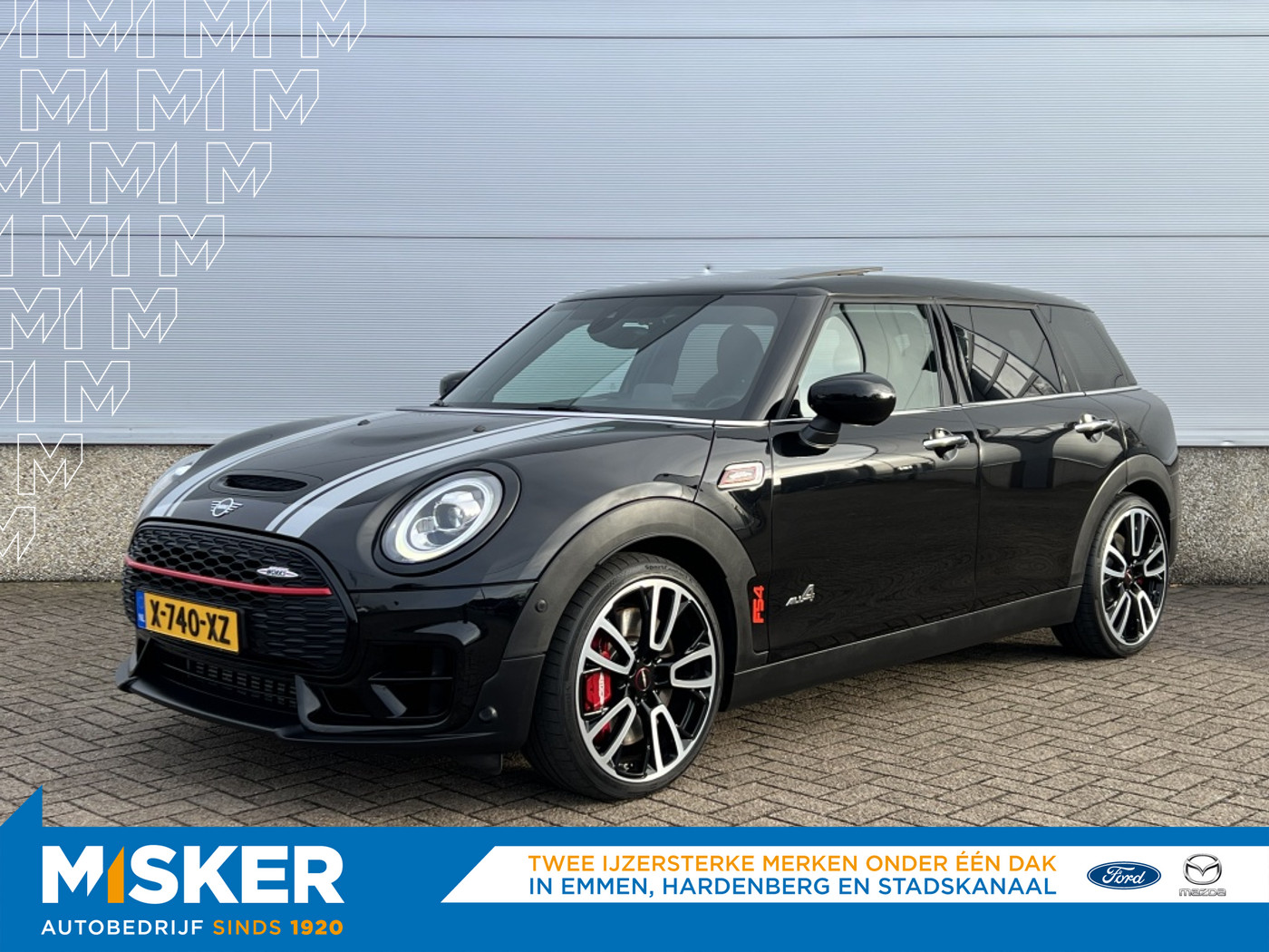 Mini Clubman John Cooper Works All4 2.0 JCW ALL4 Chili Chili F1, PANODAK, HARMAN KARDON, VOL OPTIES! 2020 - voorkant
