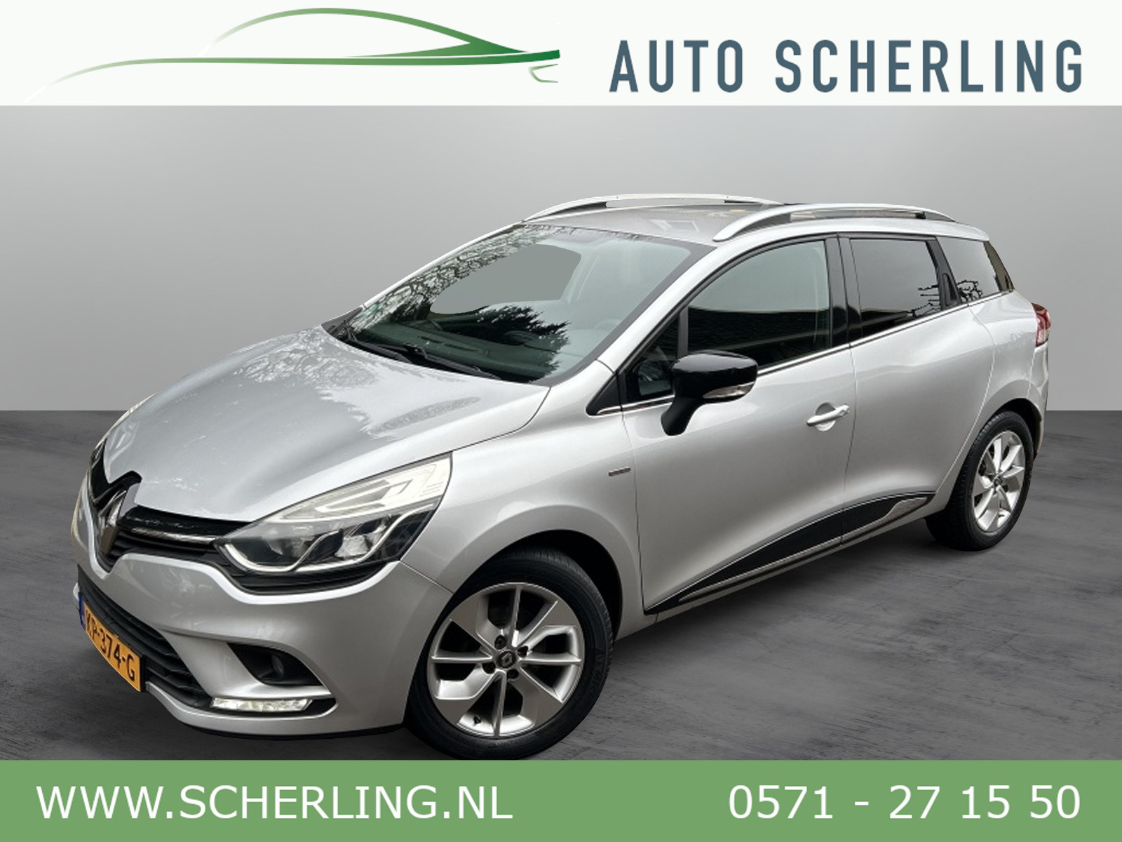 Renault Clio 0.9 TCe Limited Navi, PDC, LMV, 1e Eigenaar 2016 - voorkant