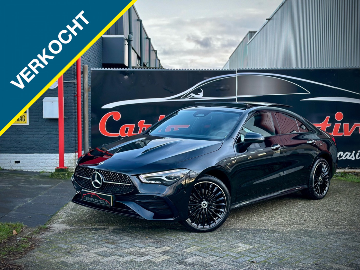 Mercedes-Benz Cla 250 E 250 e AMG LINE NIGHT|PANO|BLINDSPOT|CAMERA|FACELIFT 2024 - voorkant