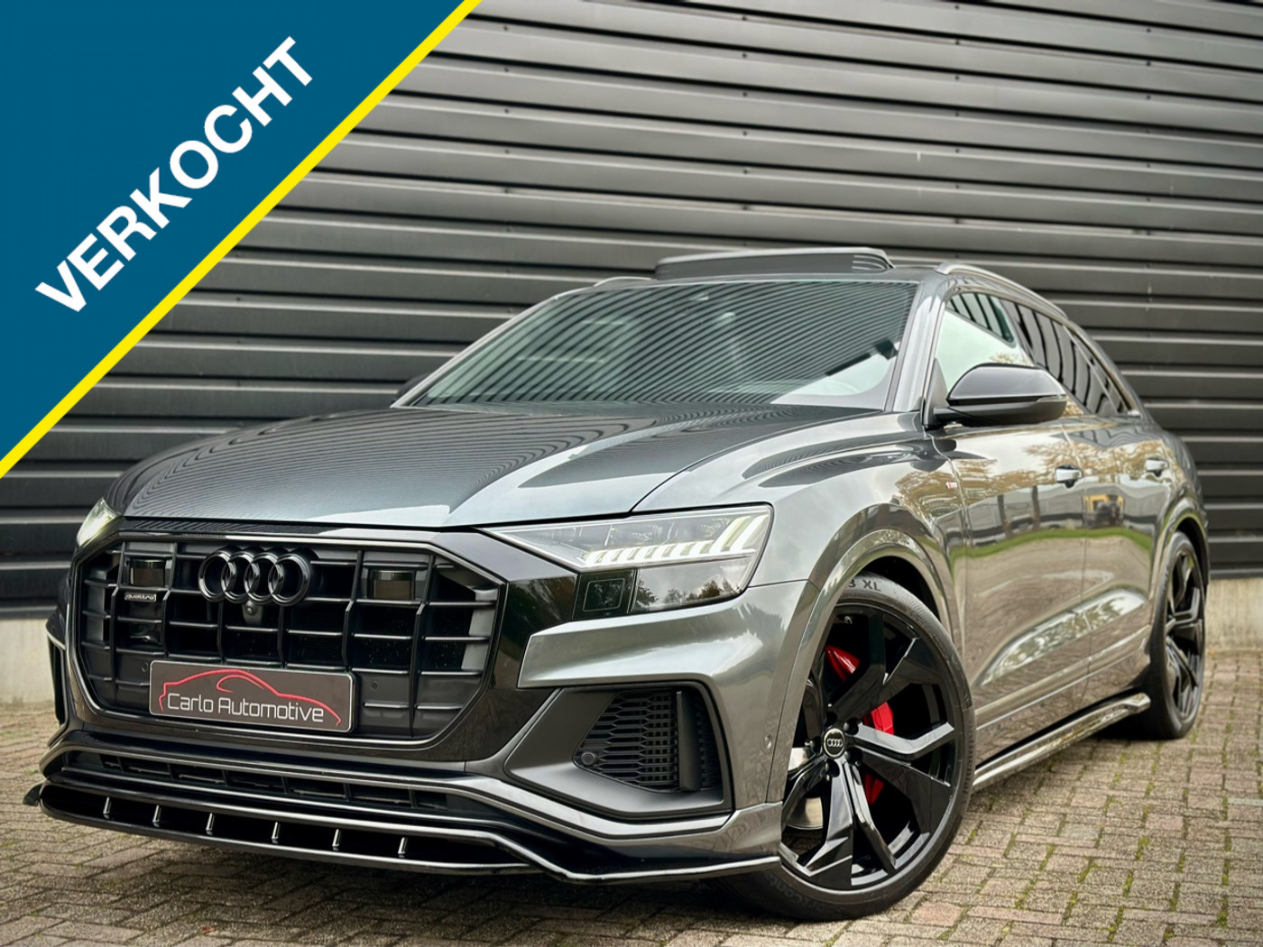Audi Q8 60 TFSI E 60 TFSI e Quattro Competition S-LINE PANO|HUD|360|RS STOEL|B&O|S 2021 - voorkant