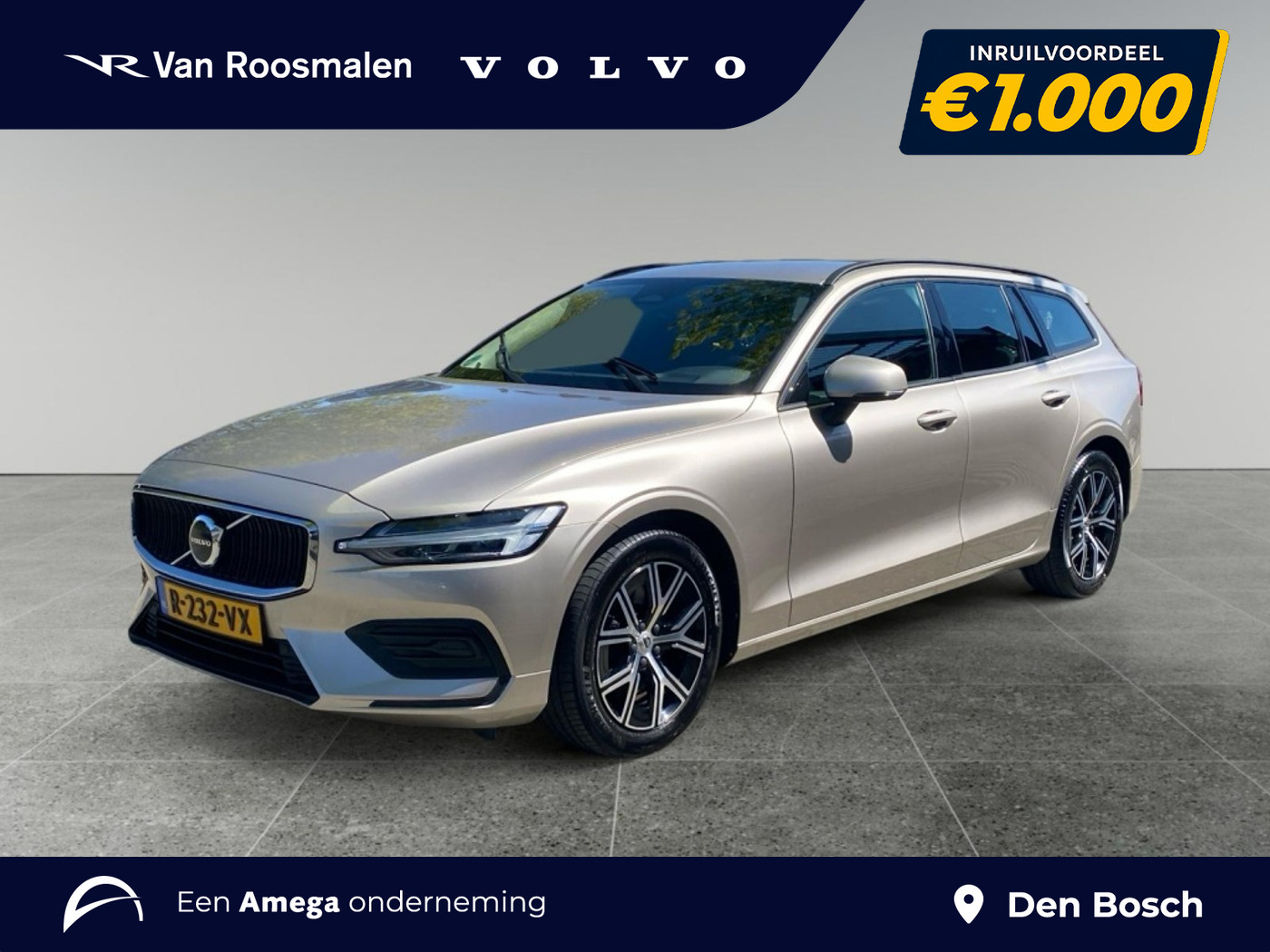 Volvo V60 2.0 B3 Essential | Navigatie | Rijklaar | Volvo Selekt | 2022 - voorkant