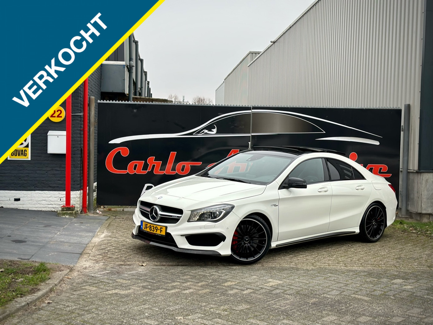 Mercedes-Benz Cla 45 AMG 4Matic 45 AMG 4M Ed. 1 Carbon/Pano/Schaalstoel/Distronic VOL! 2014 - voorkant
