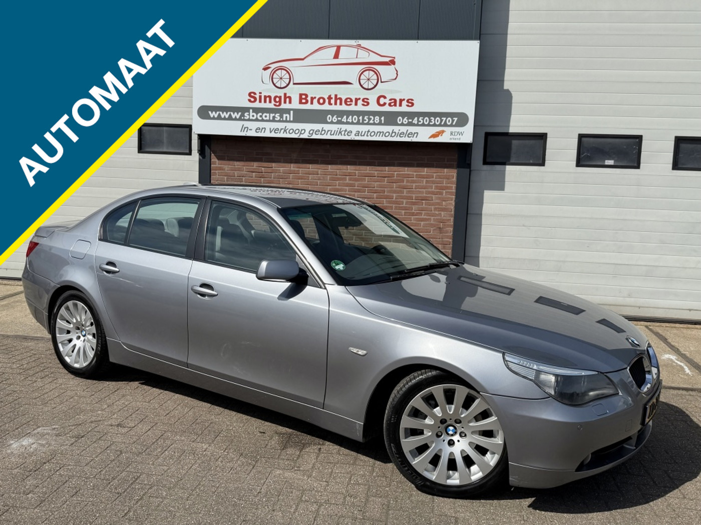 BMW 5er Reihe 530i EXE AUT LEER NAVI Y-TIMER INRUIL MOG!!! 2003 - voorkant