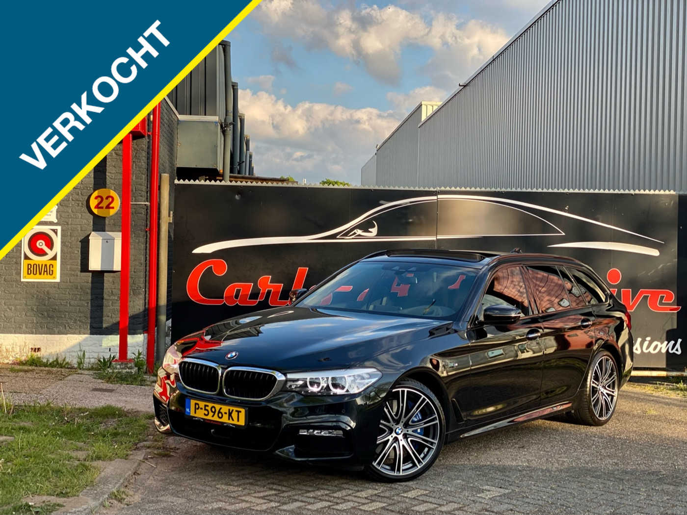 BMW 540i xDrive 540i xDrive M-sport Pano VOL! 2018 - voorkant