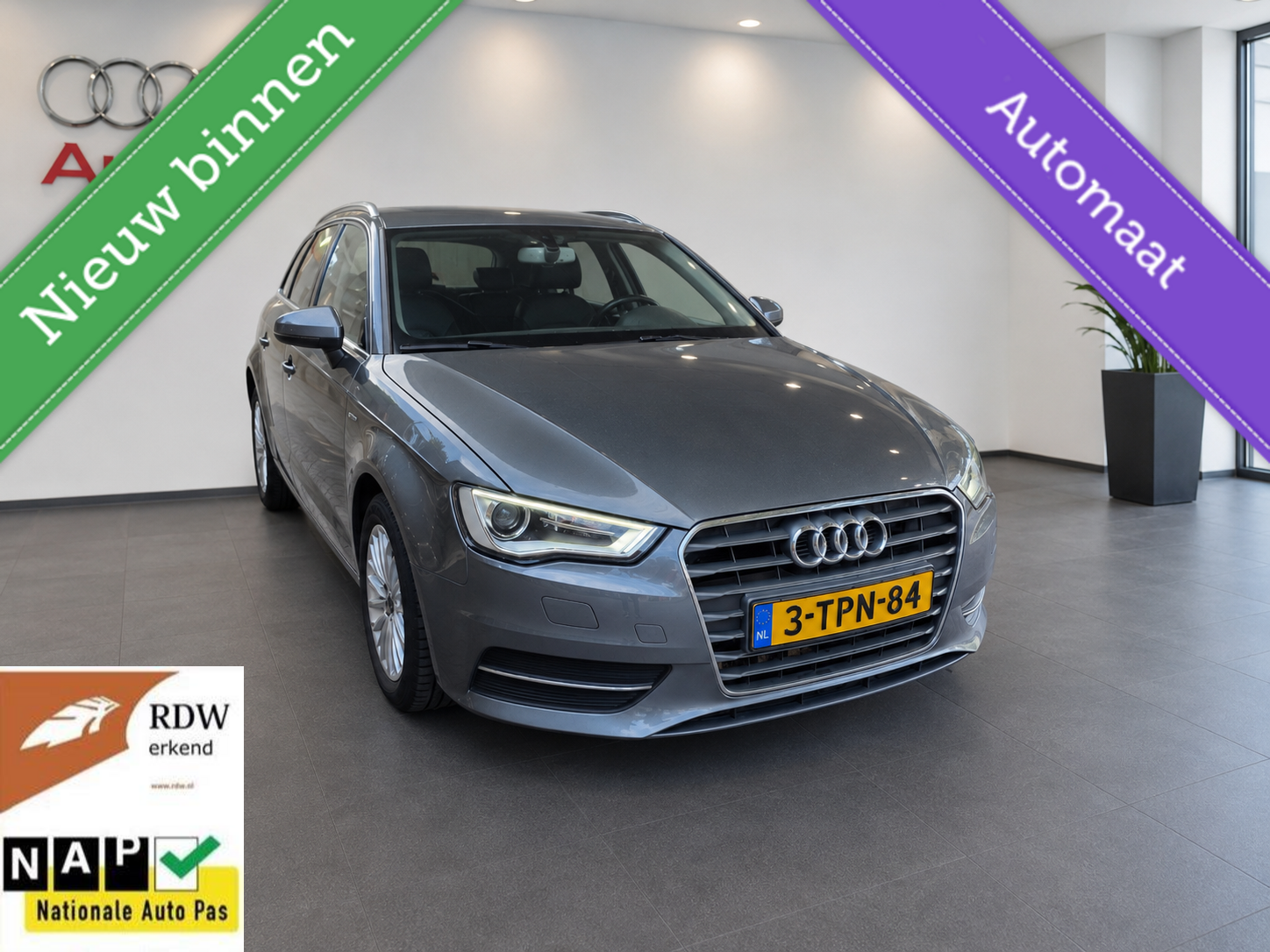 Audi A3 Sportback G-tron 1.4 TFSI Attraction Pro Line Plus g-tron 2014 - voorkant