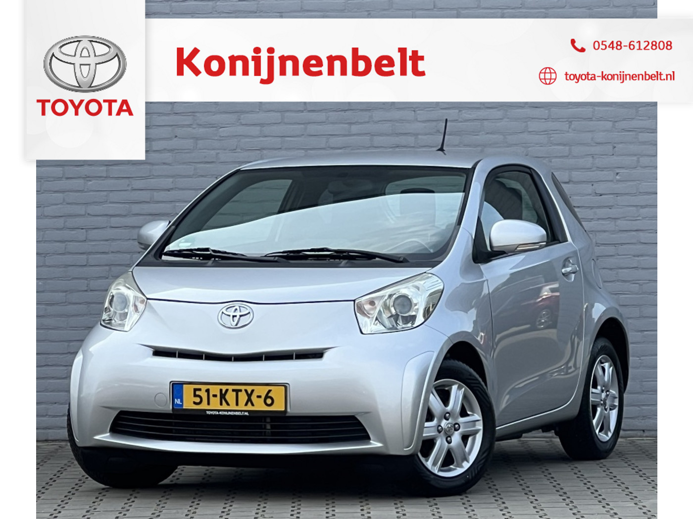 Toyota Toyota Iq 1.0 VVTi Comfort | NL auto | LMV | All season banden 2010 - voorkant