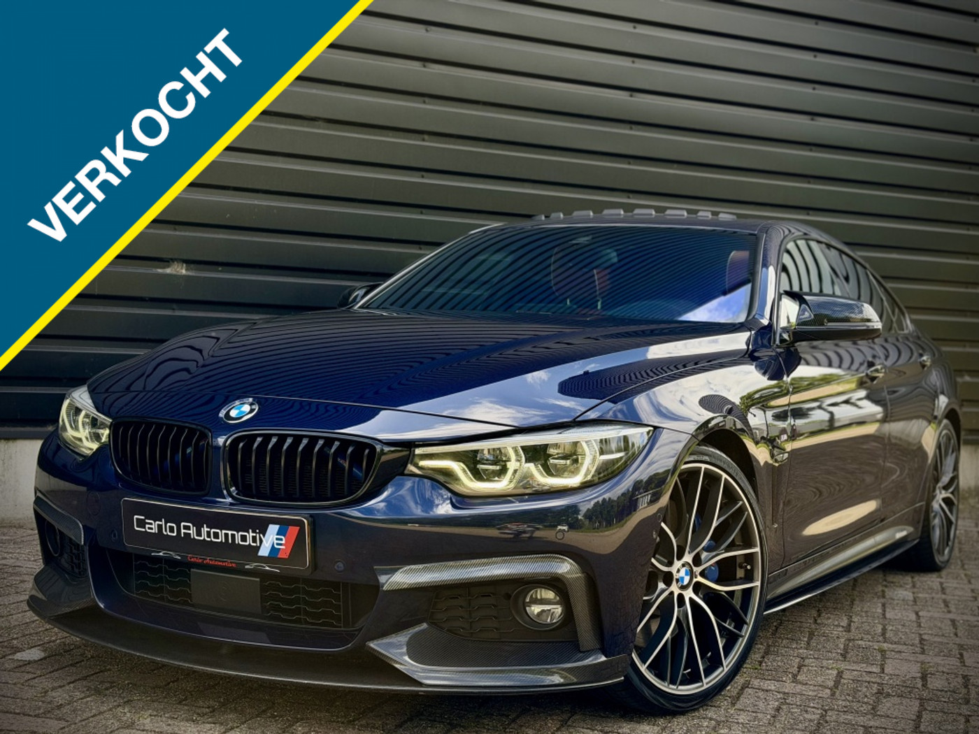 BMW 430i 430i M-PERF. DAK|HUD|H/K|MEMORY|360|ACC VOL! 2019 - voorkant