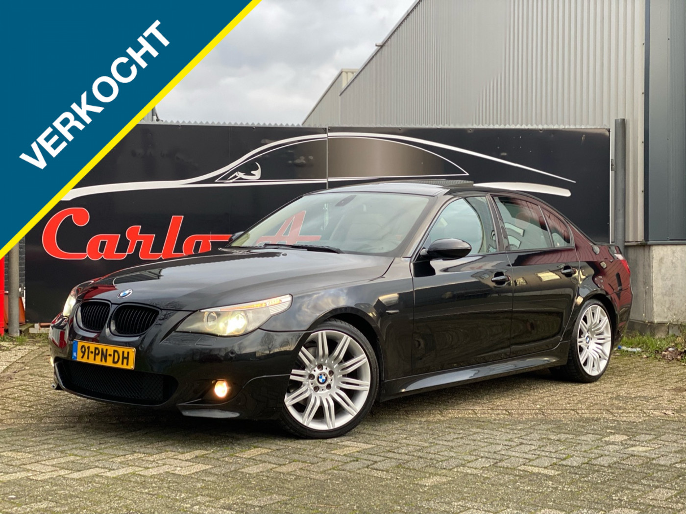 BMW 5er Reihe 530i HiExe M-sport HeadUp/Dak/Comfort/GrNavi VOL!! 2004 - voorkant