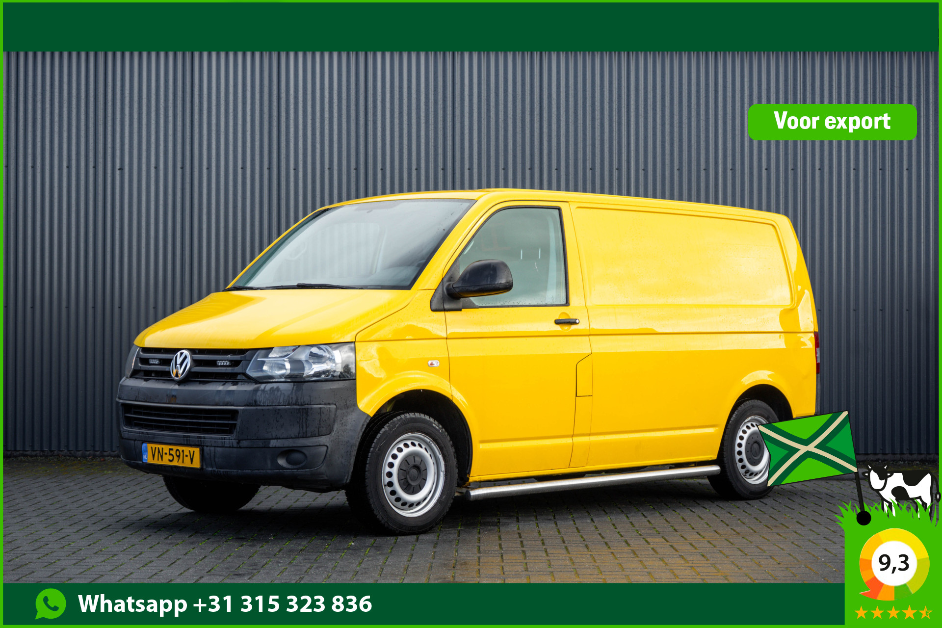 Volkswagen Transporter L1H1 | Trekhaak 2015 - voorkant