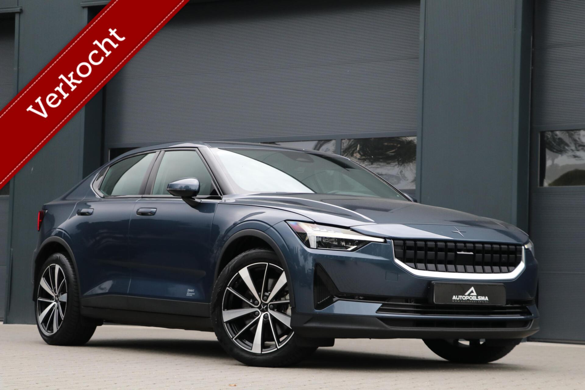 Polestar Polestar 2 Standard Range Single Motor 63kWh AppleCarplay Camera Pdc Lmv Ecc SOH 95% Stoelverwarming Led 96000KM BJ2022 2022 - voorkant