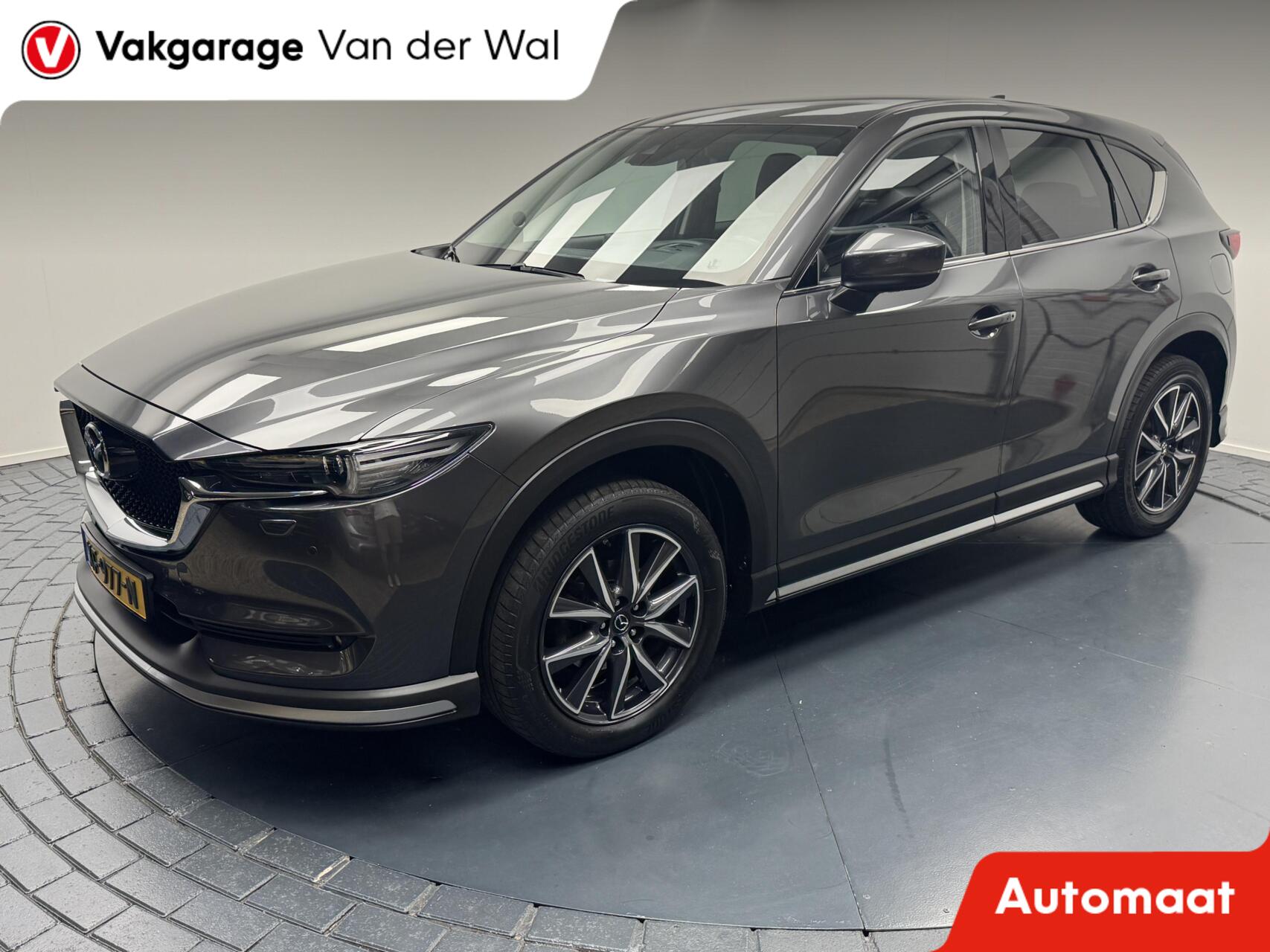 Mazda Mazda Cx-5 2.0i SkyActiv-G 165 Automaat-Afn.Trekhaak-Navigatie-Cr.contr-Clima-Carplay-Camera-Leder-Parkeersensoren-Stoel/Stuurverwarming-Lm19''velgen-LED-Elek.stoelen 2018 - voorkant