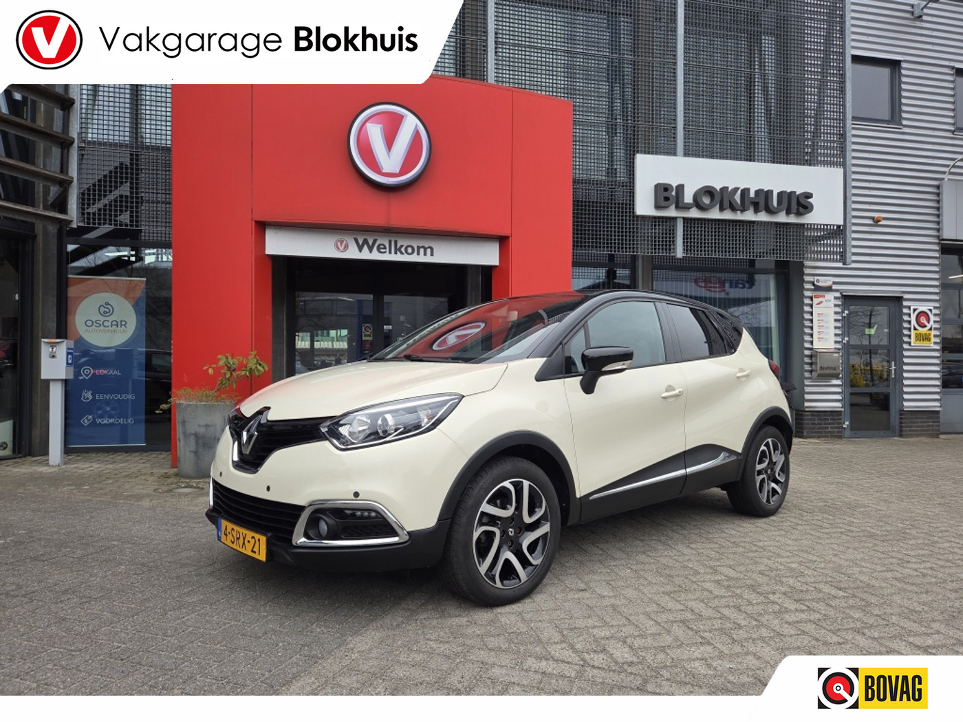 Renault Captur 120pk TCe A/T Dynamique | Navi | Stoel verw. | Camera 2013 - voorkant