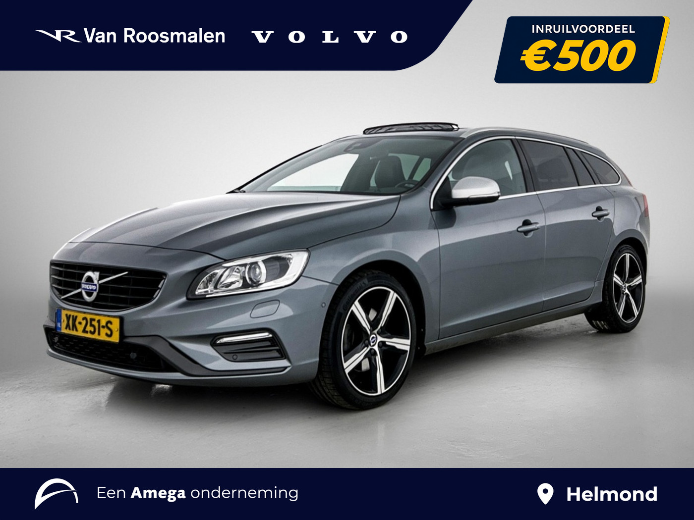Volvo V60 2.0 T4 Business Sport | Trekhaak | Camera | Schuif/kantel dak | 2019 - voorkant