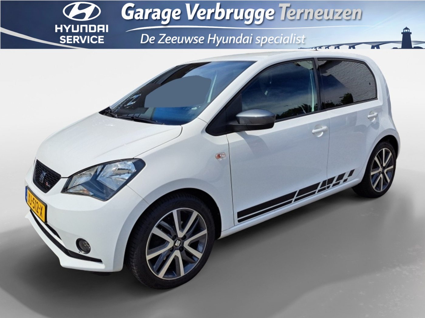 Seat Mii 1.0 FR-Line | 1e eigenaar | 52.306 km | 16" velgen | Cruise Cont 2019 - voorkant