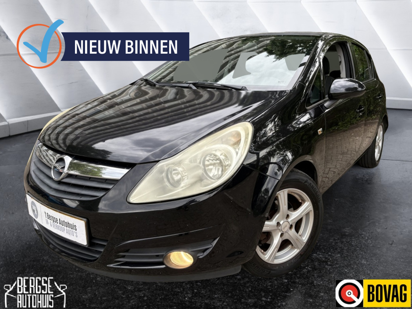 Opel Corsa 1.4 16V Enjoy Cruise Airco Elek.R Trekhaak 2008 - voorkant