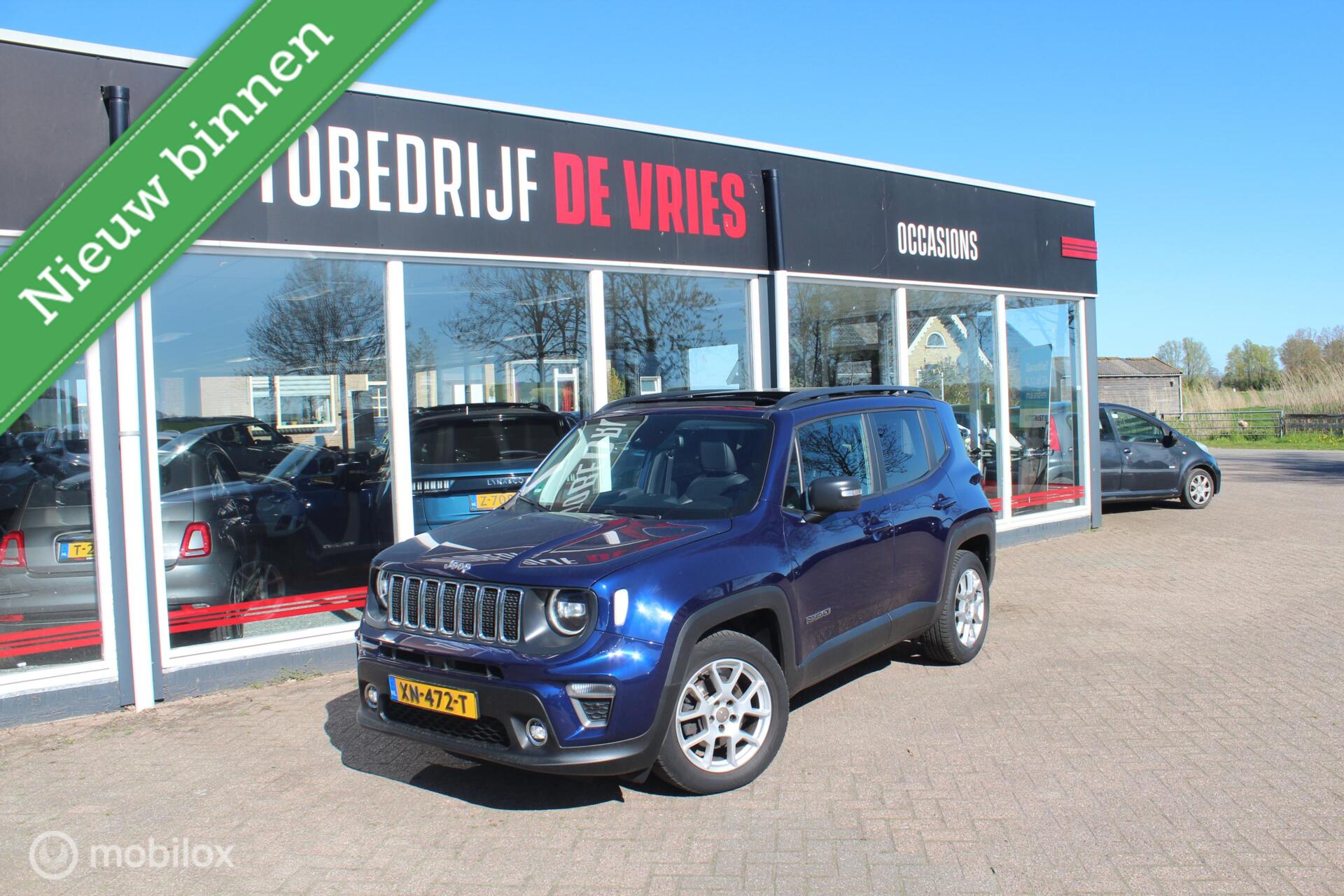 Jeep Renegade 1.3T Freedom Pano/Leder/Adaptive-Cruise/Stoelverw 2019 - voorkant
