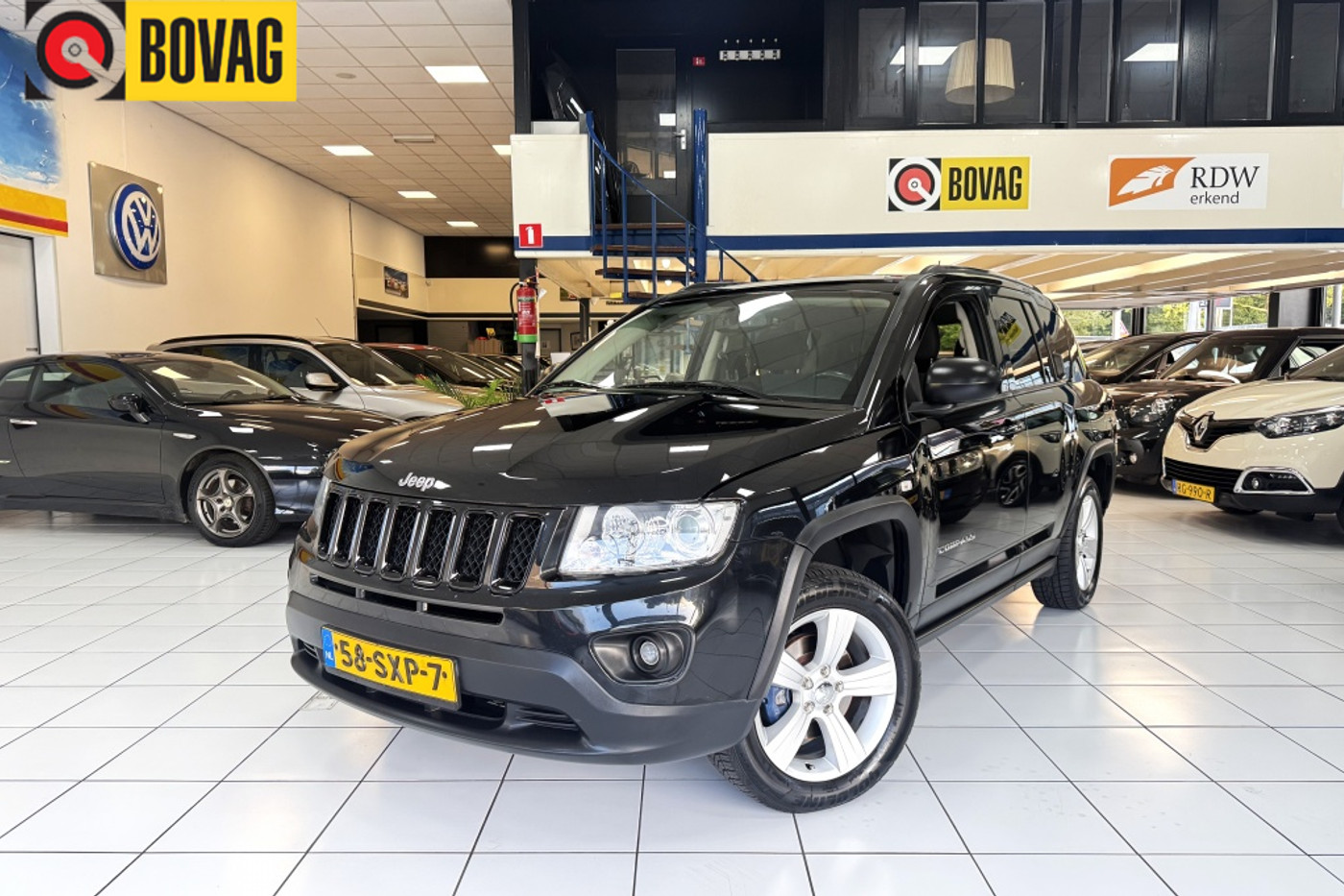 Jeep Compass 2.0 Sport Bovag Garantie NAP 2012 - voorkant